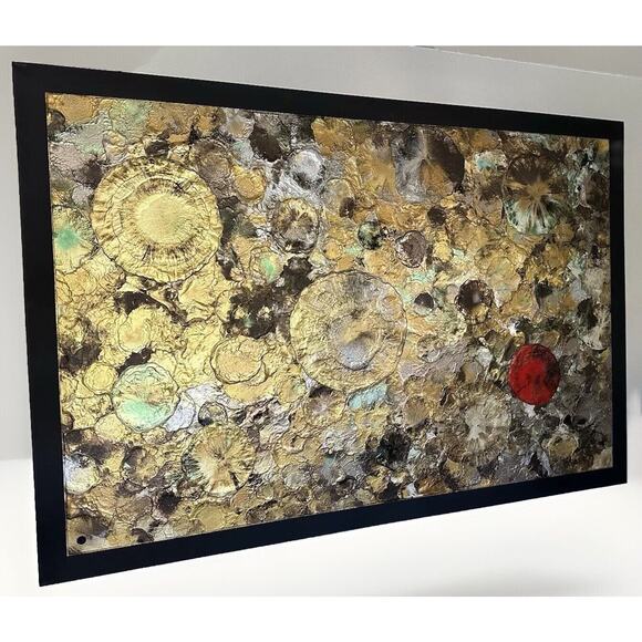 Abstract Original Acrylic On Canvas Painting “Flight Of Fancy” Brian Allan 72x48